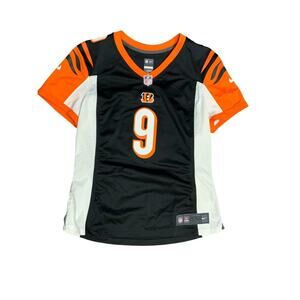NFL Nike Cincinnati Bengals Joe Burrow Jersey Women's Size Large #9 Black